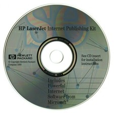 Vintage HP LaserJet Internet Publishing Kit CD Includes Microsoft Software 1998 picture