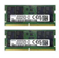 Samsung 64GB (2X 32GB) DDR5 4800MHz PC5-38400 Laptop Memory Ram M425R4GA3BB0-CQK picture