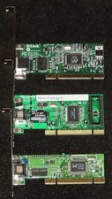 PCI Network Interface Cards (LAN Cards) — D-Link, Linksys, Buffalo — Work Great picture