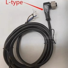 2pc M12 4-core elbow sensor connection cable 2 m for sensors picture