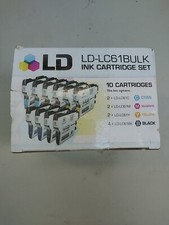 10 Pack Brother OfficeWorld LC61 100% Compatible Ink Cartridges Brother LC-61 picture