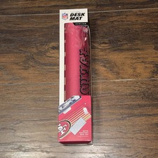 San Francisco 49ers NFL Team Soar Tech Elevated Soft Fabric Desk Mat 31.5 x 12 picture