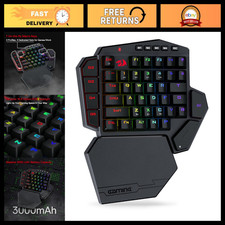 Wireless One-Handed RGB Gaming Keypad, 42-Key Layout, Customizable Macro Keys picture