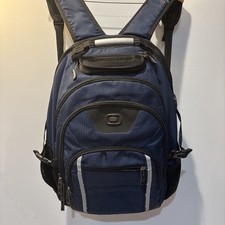 OGIO Navy Prospect Backpack Padded Laptop Sleeve Tech Vault Travel Pockets picture