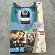 Logitech QuickCam Chat Webcam 961462-0403 New Sealed Vintage USB 2.0 w/ Headset picture