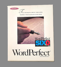 WordPerfect v. 6.0 Software for DOS - 3.5