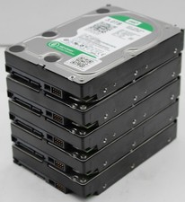 LOT OF 5 Western Digital Green Desktop 3TB WD30EZRX 3.5