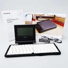 KING JIM Pomera DM5 Digital Memo Compact Lightweight Keyboard Cool Black Used picture