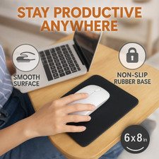 Small Mouse Pad 6x8 Inch Non-Slip Rubber Base Smooth Surface Mini Mat for Laptop picture
