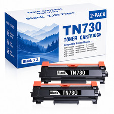 TN730 Toner Cartridge 2 Pack Replacement for  MFC-L2750DW HL-L2395DW picture