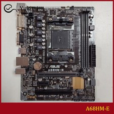 FOR ASUS A68HM-E DDR3 AMD FM2 32GB DVI Micro ATX Motherboard Test OK picture