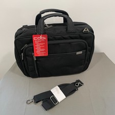 CODi Large Laptop Computer Briefcase Multi Compartment Shoulder Bag Black NWT picture