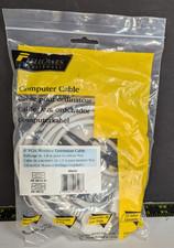 NEW 6FT Monitor Ext- Cable VGA HD15 Male to Female FELLOWES picture