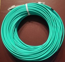 30M/98FT LC/UPC to FC/UPC MM OM3 DX LSZH 3.0mm Indoor Fiber Optic Patch Cord picture