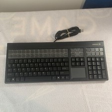 Cherry LPOS Wired USB Programable Keyboard P/N: G86-71401EUADAA In Good Conditon picture