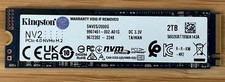 Kingston NV2 2TB M.2 NVMe Internal SSD (SNV2S/2000G) 99% Health *CDI INCLUDED* picture
