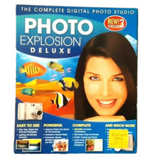 Nova Photo Explosion Deluxe Vers 3 Complete Digital Photo Studio 4 Disk & Manual picture