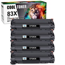 1-4PK CF283X Toner Cartridge For HP 83X LaserJet Pro MFP M225dn M225dw M225rdn picture