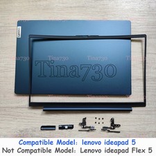  Dark Blue Back Cover+Hinge+Bezel For Lenovo ideapad 5 15IIL05 15ARE05 15ITL05  picture