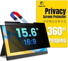 Removable Anti Glare Magnetic Privacy Screen for 15.6 inch 16:9 Laptops, Anti Pe picture