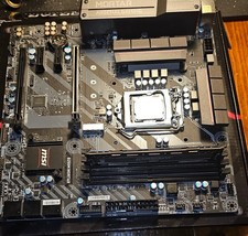MSI Motherboard B250M-MORTAR  LGA1151 DDR4 W/ I5 CPU, 500W PS, GiGABTE 220 GPU picture