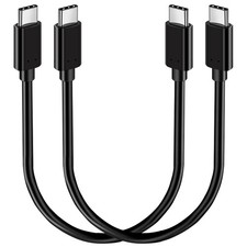 1FT USB C to USB C Cable, 2 Packs, 100W / 10Gbps / 4K Video Display picture