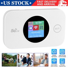 Portable Unlocked 5G LTE Wifi Router#Mobile Broadband Wireless Modem Hotspot -US picture