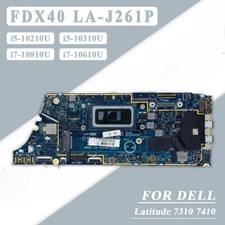 FDX40 LA-J261P For Dell Latitude 7310 7410 Mainboard I5/I7-10th CPU RAM 4/8/16GB picture