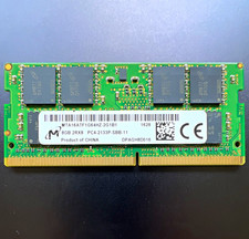 Micron 8GB DDR4 SO-DIMM PC4-2133P 260-Pin ECC Laptop RAM MTA16ATF1G64HZ-2G1B1 picture