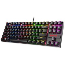 Redragon K552P TKL Mechanical Gaming Keyboard Black RGB 18 Backlight Modes picture