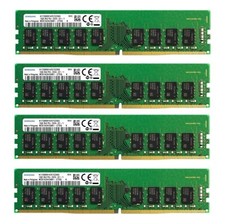 Samsung  64GB ( 4X16GB ) DDR4 2666MHz PC4-21300 ECC Unbuffered UDIMM Memory RAM picture