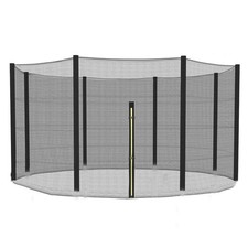 Zoyemone 10FT Trampoline Replacement Safety Net For 8 Straight Poles TN003_USFBA picture