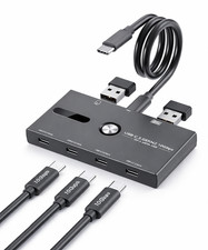 10Gbps USB C Hub 6 Ports USB C Splitter USB C to USB C Hub for PC Laptop Mac picture