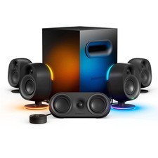 SteelSeries Arena 9 Illuminated 5.1 Desktop Gaming Speakers & Surround Sound NIB picture