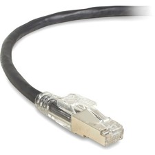Black Box GigaTrue 3 3ft RJ-45 M/M Cat6a Snagless Patch Cable C6APC80SBK03 picture
