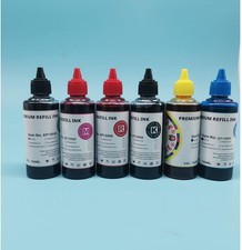 6x100ml Premium CISS Refillable Ink Refill Bottle Compatible with Epson XP-15000 picture