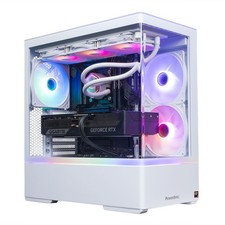 New PowerSpec Gaming PC, Ultra 9 285K,64GB DDR5 6000 RAM,2TB PCIe5,Win11P, White picture