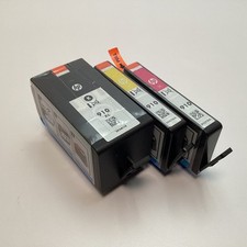 HP 910XL Black & 910 Yellow/Magenta Ink Cartridges Exp 10/2024-05/2027 picture