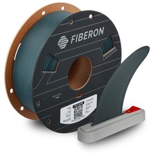 Fiberon Dark Grey PET-GF15 3D Printer Filament 1.75mm 1KG, 15% Glass Fiber Re... picture