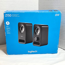 Logitech Z150 Wired 2.0 Computer Speakers 3.5mm 6W Headphone Jack Black picture