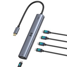 10Gbps USB C Hub with 4K@60Hz Video Display, Selore 5 Ports USB-C Splitter, C... picture
