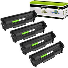 GREENCYCLE Q2612X Toner Lot Fits For HP LaserJet M1005 M1319MFP 3015 3020 3030 picture