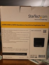 Startech Standalone Hard Drive eSata/USB TO SATA SATDOCK22RE NEW IN BOX picture