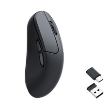 Keychron M3 Mini Wireless Optical Mouse, Bluetooth 5.1/2.4 ABS, Black picture