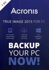 Acronis True Image 2015 | Physical CD & Key Retail Box | New Old Stock picture