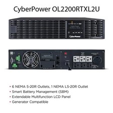 CyberPower OL2200RTXL2U Smart App Online UPS 2200VA/1800W 7 Outlets *NEW IN BOX* picture