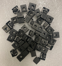 DataFig Black 10-32 SLIDE-ON Rack Mount Cage Nuts 50 Pack (For Round Hole Rack) picture
