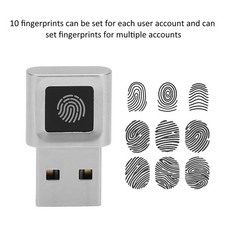 USB Fingerprint Reader 360 Degrees Touch Fast Matching High Sensitivity picture