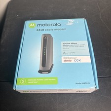 MOTOROLA 24x8 Cable Modem MB7621 1000+ MBPS Xfinity Cox Open Box picture