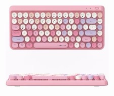 UBOTIE Portable Bluetooth Colorful Computer Keyboards Wireless Mini Compact  picture